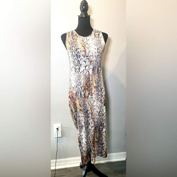 Rachel Rachel Roy Snake Print Cocktail Body-con Dress X Small - Picture 5 of 6